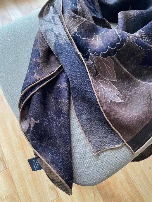 大丝巾 140*140。 绿色 灰色 蓝色 自己备注颜色 商品图11