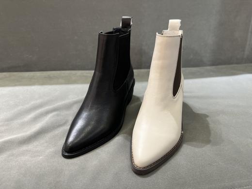 IUIU 经典切尔西短靴粗跟短筒牛仔靴 U21DS44121 商品图1