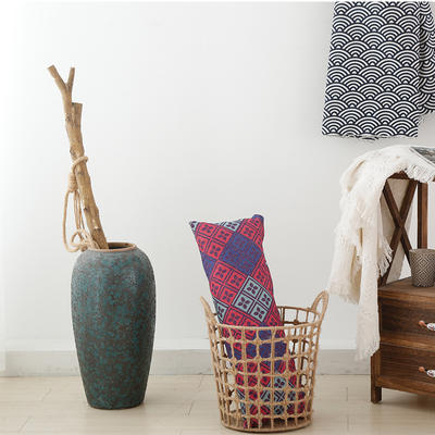 锦条纹民族风方枕抱枕靠 商品图2