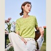 欧芮儿碎花套头针织衫女夏季2022新款时尚气质冰爽薄款五分袖上衣 商品缩略图2