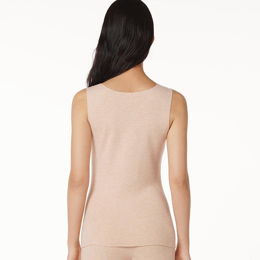 都市丽人强暖负15至负5度女士加厚塑身保暖背心膨暖绒厚单件背心保暖衣LW24A1 商品图2