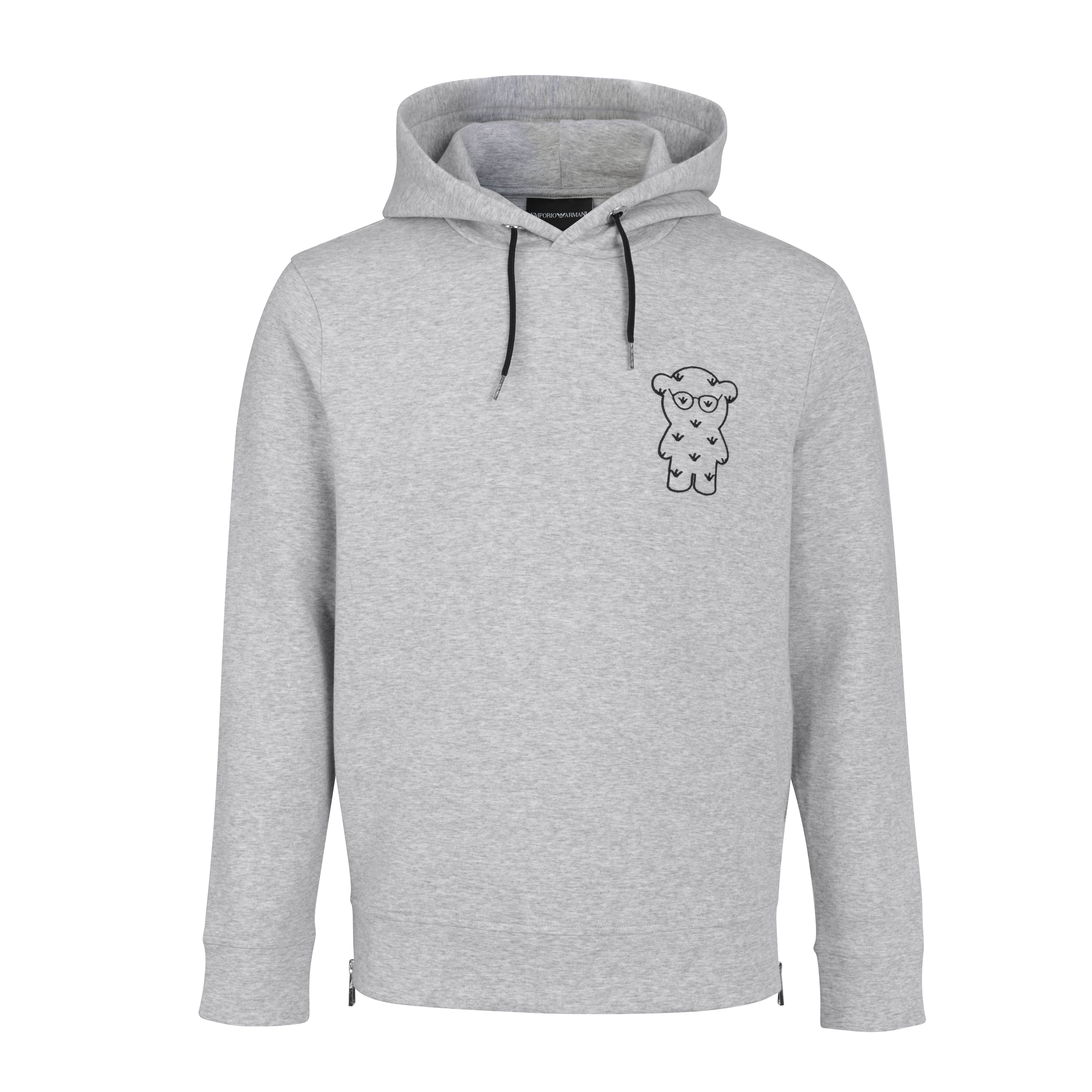 【超惠秒】Emporio Armani 男女通款 可侧开拉链休闲百搭弹棉带帽卫衣/外套 10363