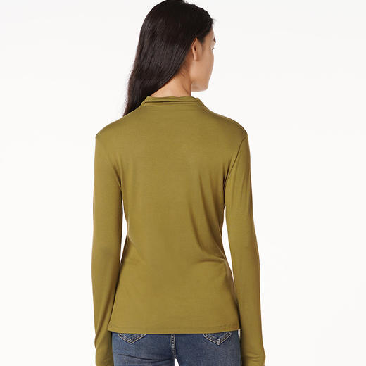 都市丽人轻暖5至15度女士发热纤维单件巴素兰发热绒薄单件上衣保暖衣LW25A1 商品图2