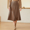 Famecoco范可儿宽松百褶毛织半身裙冬季加厚羊毛A字裙女F228HA018 商品缩略图2