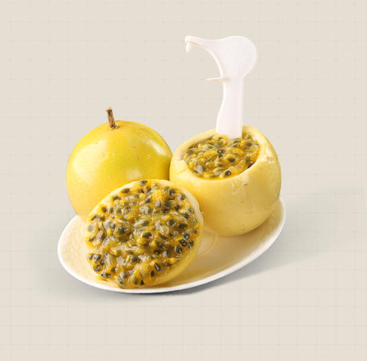 青皮就甜·高甜度钦蜜黄金百香果 直接挖着吃 商品图2