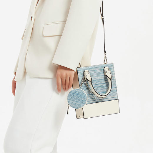 饮水鸟非遗侗族手织布囧囧有神系列百搭包（直播价） 商品图1