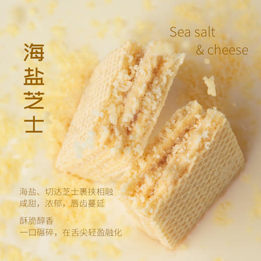 ffit8蛋白质威化饼干  健康馋嘴零食威化   海盐芝士黑巧味 商品图2