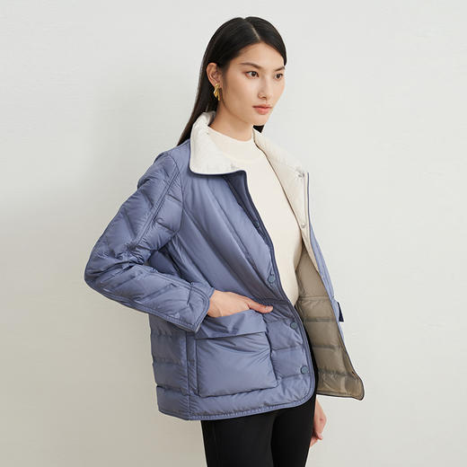 爱特爱冬季新款时尚白鸭绒短款羽绒服6811502 商品图4