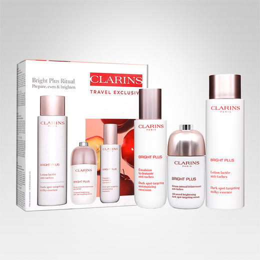 专柜2000 娇韵诗美白三件套 牛奶水+光芒小瓷瓶+乳液透亮焕白水乳精华 商品图4