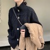 新款秋冬毛衣女外套开衫加厚麻花慵懒风复古韩版宽松高领针织衫冬 商品缩略图3
