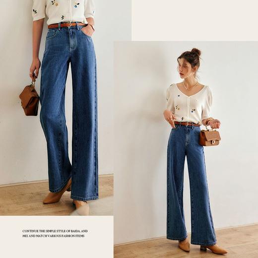 欧芮儿V领刺绣针织衫女夏季2022新款气质泡泡袖冰爽薄款白色上衣 商品图1