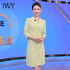 IWY/秋新款牛油果绿西装连衣裙女气质修身主持人上镜装新款工装olQ673 商品缩略图0