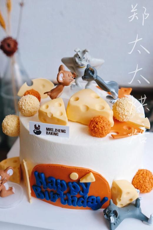 猫和老鼠半翻糖蛋糕加高款 商品图3