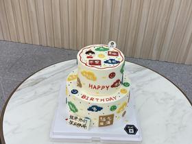 手绘平安、喜乐、好运、顺意、福气满满（图片是6寸加9寸）