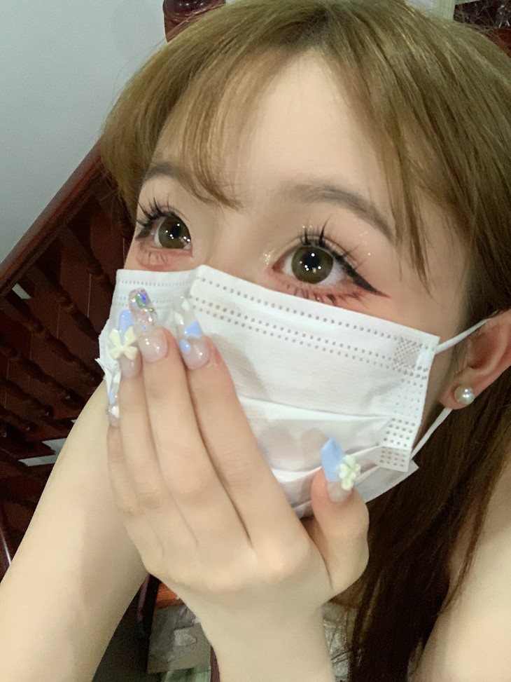 HONEYLENS年抛隐形眼镜 大奶茶14.5mm 1副/2片-VVCON美瞳网13