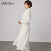 oldcolour2021秋商场同款设计感小众法式洋气雪纺连衣裙N34103457 商品缩略图2