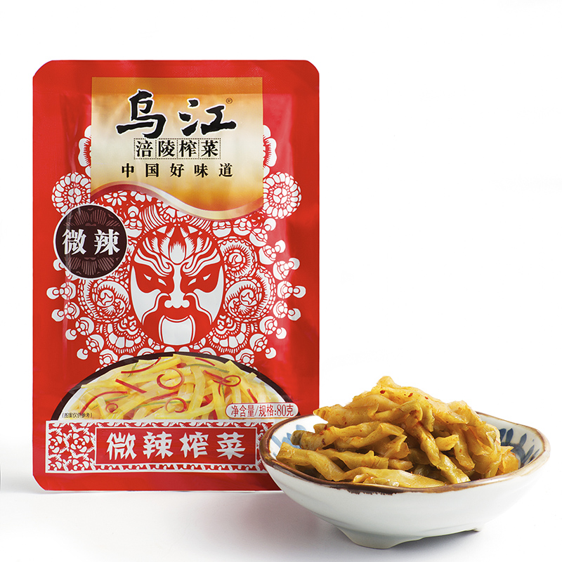 【亚欧超市】乌江榨菜80g/袋