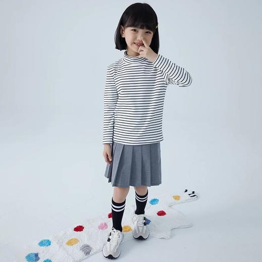 【单品爆款 两件包邮】龙之涵 亲子款德绒条纹打底衫 90-175码 22年新款秋冬保暖神器 舒适百搭  婴幼儿A类标准 抗静电 商品图9