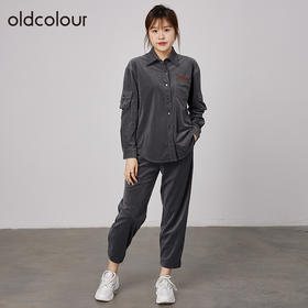 oldcolour春秋商场同款宽松显瘦气质休闲套装N34141432