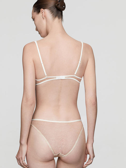 Her Senses｜极织 05-B054-YN 列维斯蕾丝 3/4杯 钢圈文胸  [ 黑 / 白 ] 商品图1