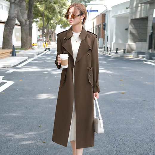 早秋新款，小香风外套风衣女神范冷淡风高级感职业女装大衣MGG-8656 商品图1