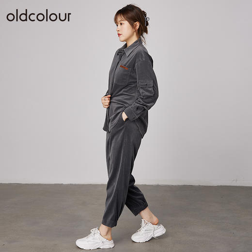 oldcolour春秋商场同款宽松显瘦气质休闲套装N34141432 商品图1