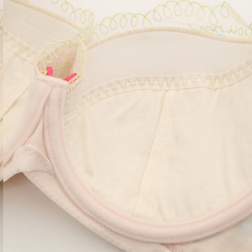 贝佳人文胸新款舒适透气夏季薄款女内衣柔软有型聚拢胸罩BW922052 商品图4