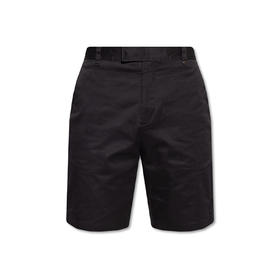 BURBERRY 巴宝莉 男士专属标识装饰弹力棉质休闲短裤 黑色 8055184 A1189