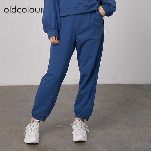 oldcolour商场同款高腰显瘦休闲减龄收脚运动长裤N34073442 商品图3