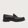【二】FERRAGAMO 菲拉格慕 男士小牛皮便士乐福鞋 黑色 742243 商品缩略图0