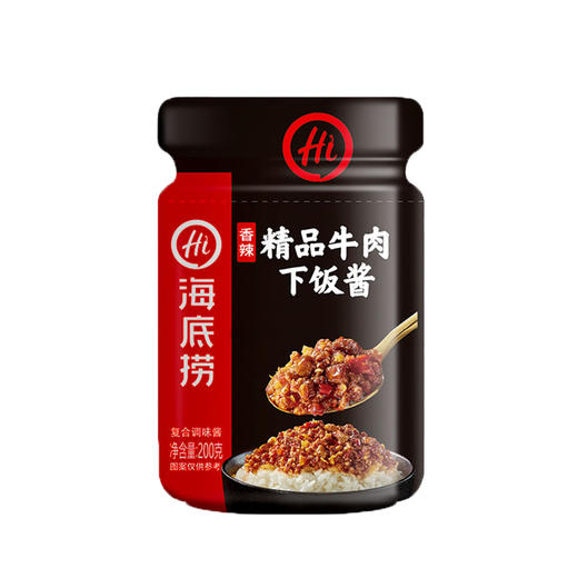 【亚欧超市】海底捞好好吃饭精品牛肉佐餐酱200g/瓶 商品图0