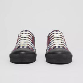 BURBERRY 巴宝莉 男士格纹棉质休闲运动鞋 格子 8055644 B1355