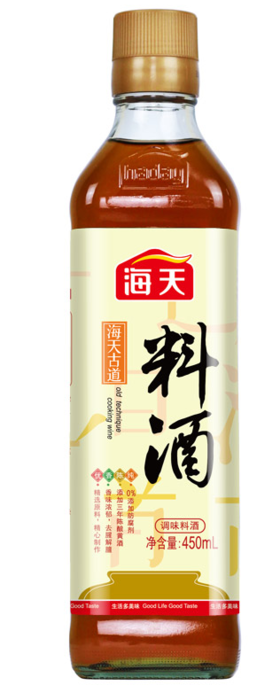 【亚欧超市】海天古道料酒450ml/瓶