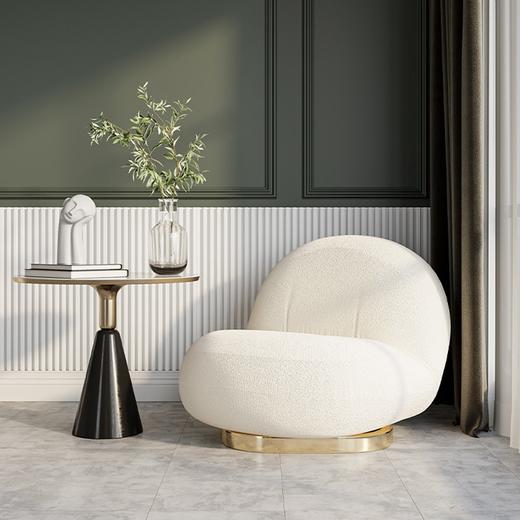 单人沙发椅懒人榻榻米客厅卧室轻奢躺椅阳台家用休闲网红款ins风 商品图3