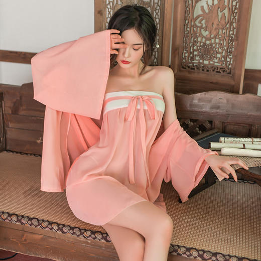 【破碎花醉】情趣内衣 小娘子 可变 穿搭 古风装  性感 女款 肚兜 6815 商品图4