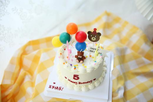 卡通主题款 可爱小熊 派对 百天 聚会 周岁 男孩女孩造型蛋糕 商品图2