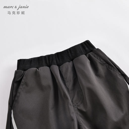 马克珍妮冬装新款 男童防风加绒束脚运动裤 儿童裤子221877 商品图2