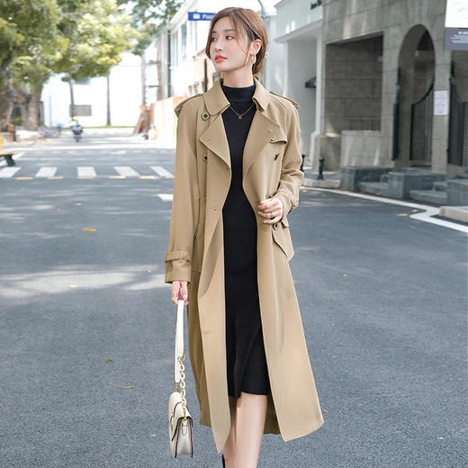 早秋新款，小香风外套风衣女神范冷淡风高级感职业女装大衣MGG-8656 商品图0