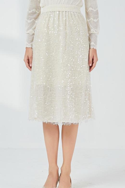 oldcolour2021秋季商场同款气质百搭半身裙中裙N34062477 商品图5