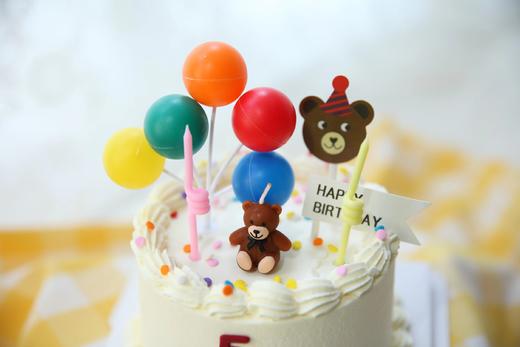 卡通主题款 可爱小熊 派对 百天 聚会 周岁 男孩女孩造型蛋糕 商品图1
