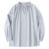 CryingCenter 烟灰蓝细条纹 抽绳花边领衬衫 叠穿神器 哭喊中心 商品缩略图4