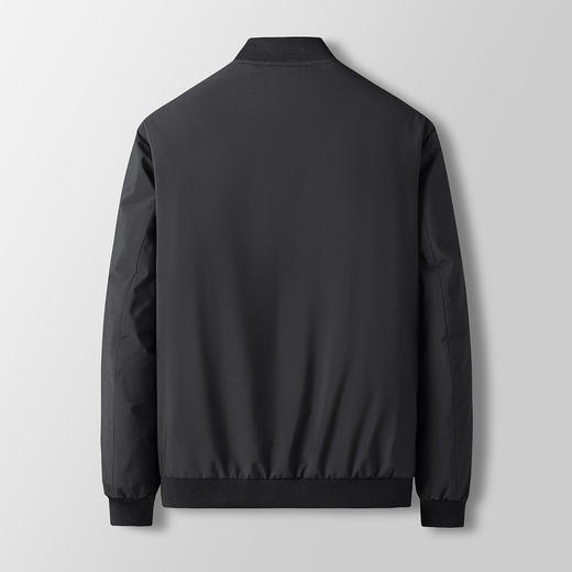 【90白鸭绒】罗蒙羽绒服男士短款棒球领纯色夹克羽绒外套冬 商品图4