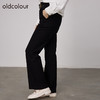 oldcolour2021秋商场同款高腰显瘦直筒气质休闲裤长裤女N34073401 商品缩略图2
