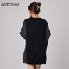 oldcolour2021秋商场同款气质休闲简约圆领长袖连衣裙N34103440 商品缩略图3