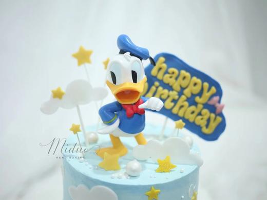 卡通主题款 Disney迪士尼唐老鸭 复古 可爱 周岁 男孩女孩造型蛋糕 商品图1