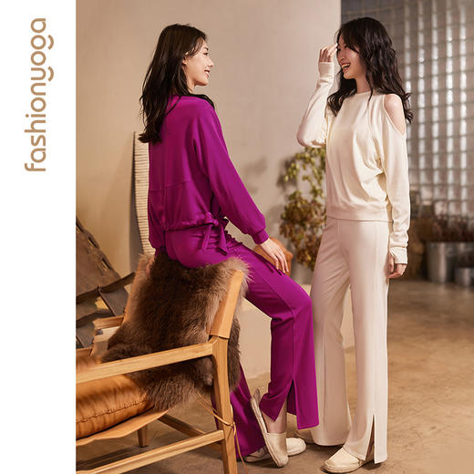 【女神节满减】凡圣瑜伽休闲开衩休闲裤F12955（活动产品，收货7天内支持调换、不退款） 商品图9