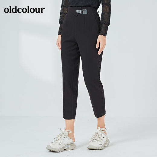 oldcolour2021秋季商场同款时尚气质百搭休闲长裤N34073433 商品图4