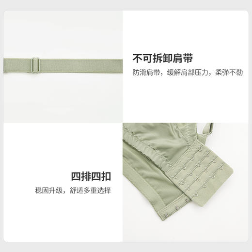 贝佳人气质蕾丝软钢圈大码文胸内衣女全罩杯包容不空杯BW982007 商品图4