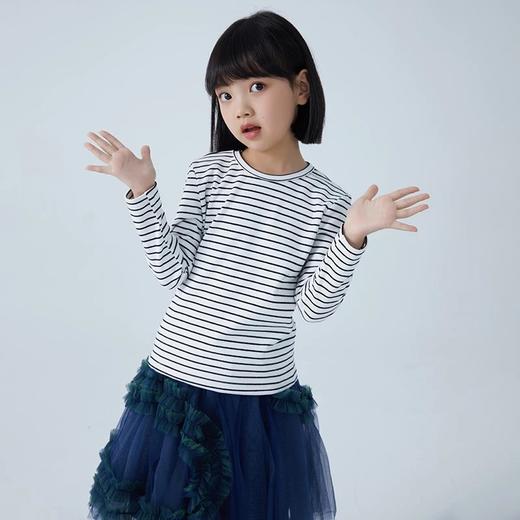 【单品爆款 两件包邮】龙之涵 亲子款德绒条纹打底衫 90-175码 22年新款秋冬保暖神器 舒适百搭  婴幼儿A类标准 抗静电 商品图11