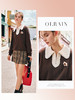 OLrain欧芮儿法式POLO领卫衣女秋季2022新款宽松洋气撞色慵懒上衣 商品缩略图0